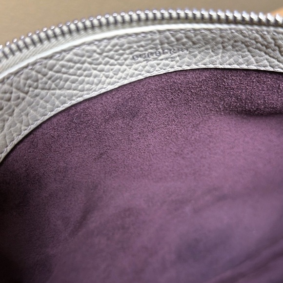 BURBERRY Shoulder Bag with Velvet/Suede Interior & Adjustable Strap - Picture 10 of 16